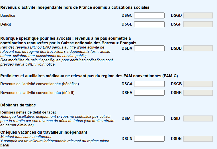 Visuel volet social de la déclaration d'impôts 2026 - partie basse